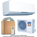 12000 BTU Inverter Ductless Mini Split Air Conditioner with Heat Pump | SEER 16.4 | 220V 60Hz